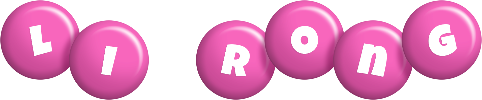 Li Rong candy-pink logo